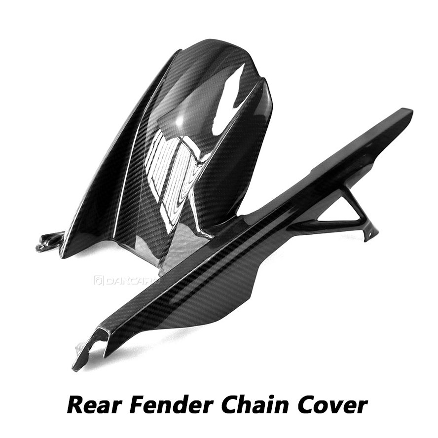 DANCARO Carbon Fiber Frame Fairings Fender Cover For BMW S1000RR 2019-2023 Motorcycle Parts Accessories 3K Carbon