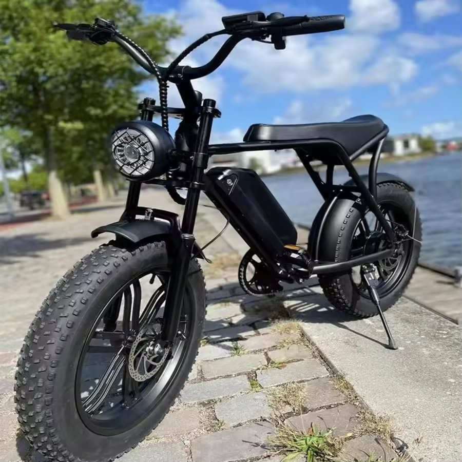 1000W 48V 15Ah electric city fat tire hybrid bicycle ebike electric mountain dirt e bike for adults