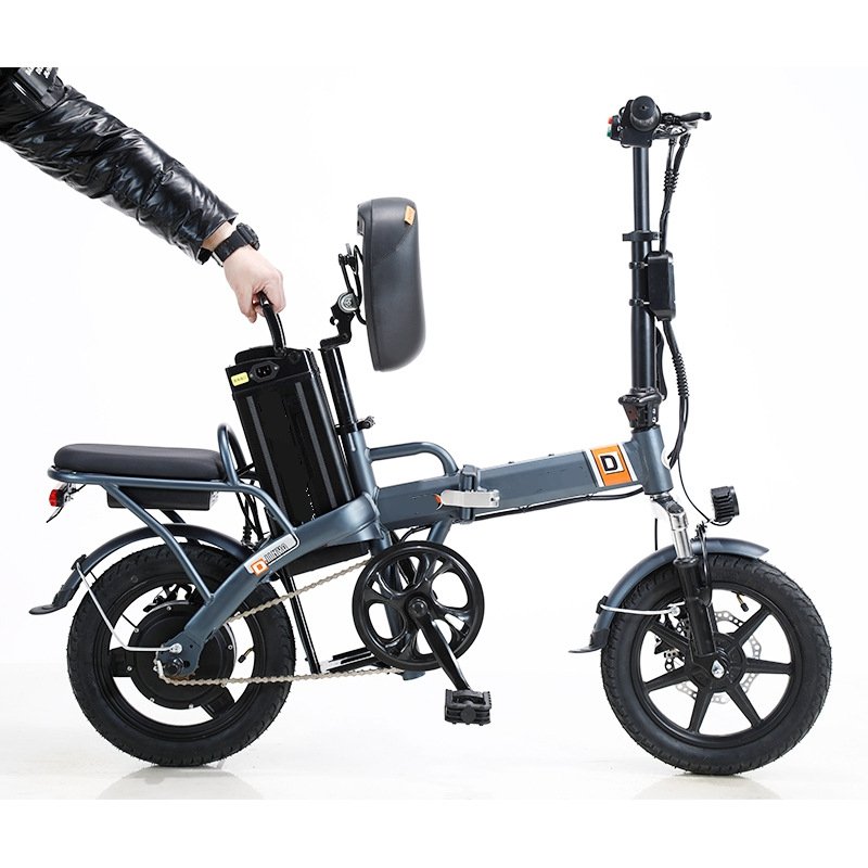 Factory Wholesale 14-inch Folding Electric City Bike 400W 48V 10ah 20ah Single Speed Aluminum Frame Foldable EBike