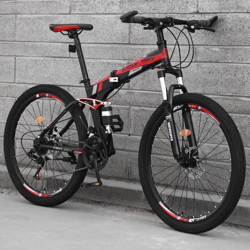 2024 new Senyi 27.5-Inch 26-Inch 20-Inch Fold Mountain Bike 7-Speed 21-Speed Fast Adult Folding 26'' Bicycle MTB Mountain Bike
