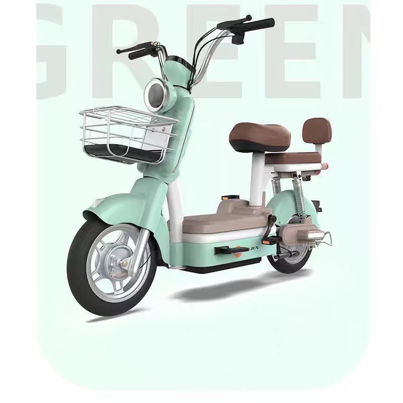 2024 New fashion and lightweight 350w 48v city china factory woman ladies e bike electric bike bicycle