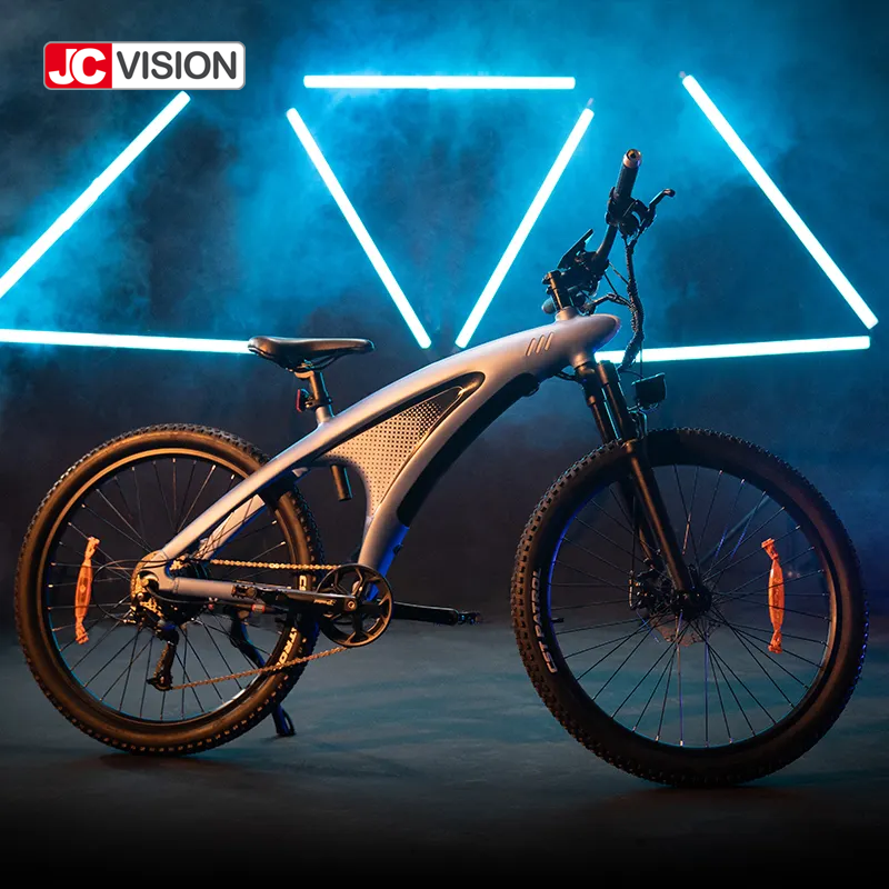 JCVISION Off Road Electric Mountain EBike 48v 13.5ah 650w Aluminum Alloy Design Removable Lithium Battery