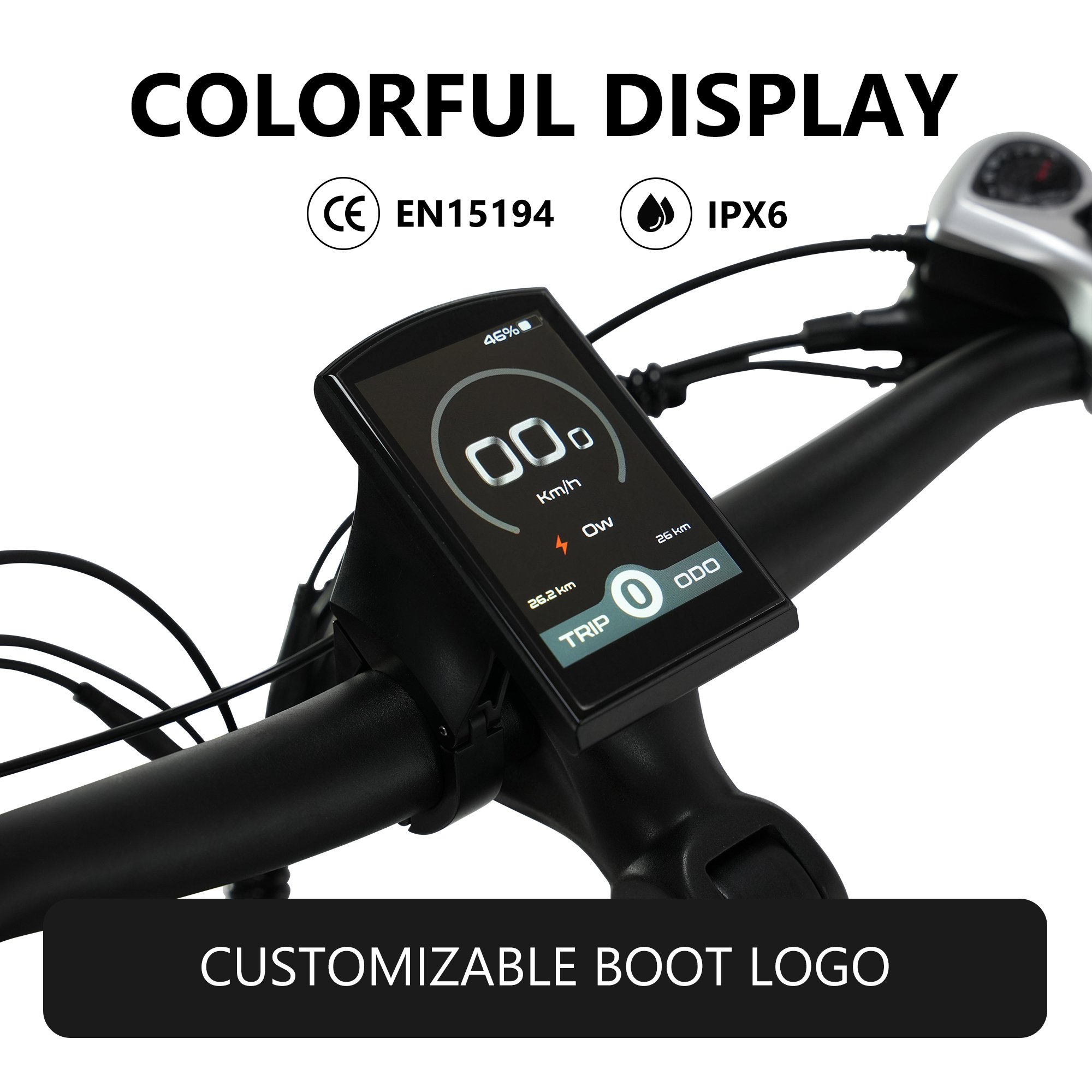 GreenPedel 7 speed aluminum alloy 26 Wheel Size 48V 15AH Electric City Bike e-bike hybrid electric fat tire road bike