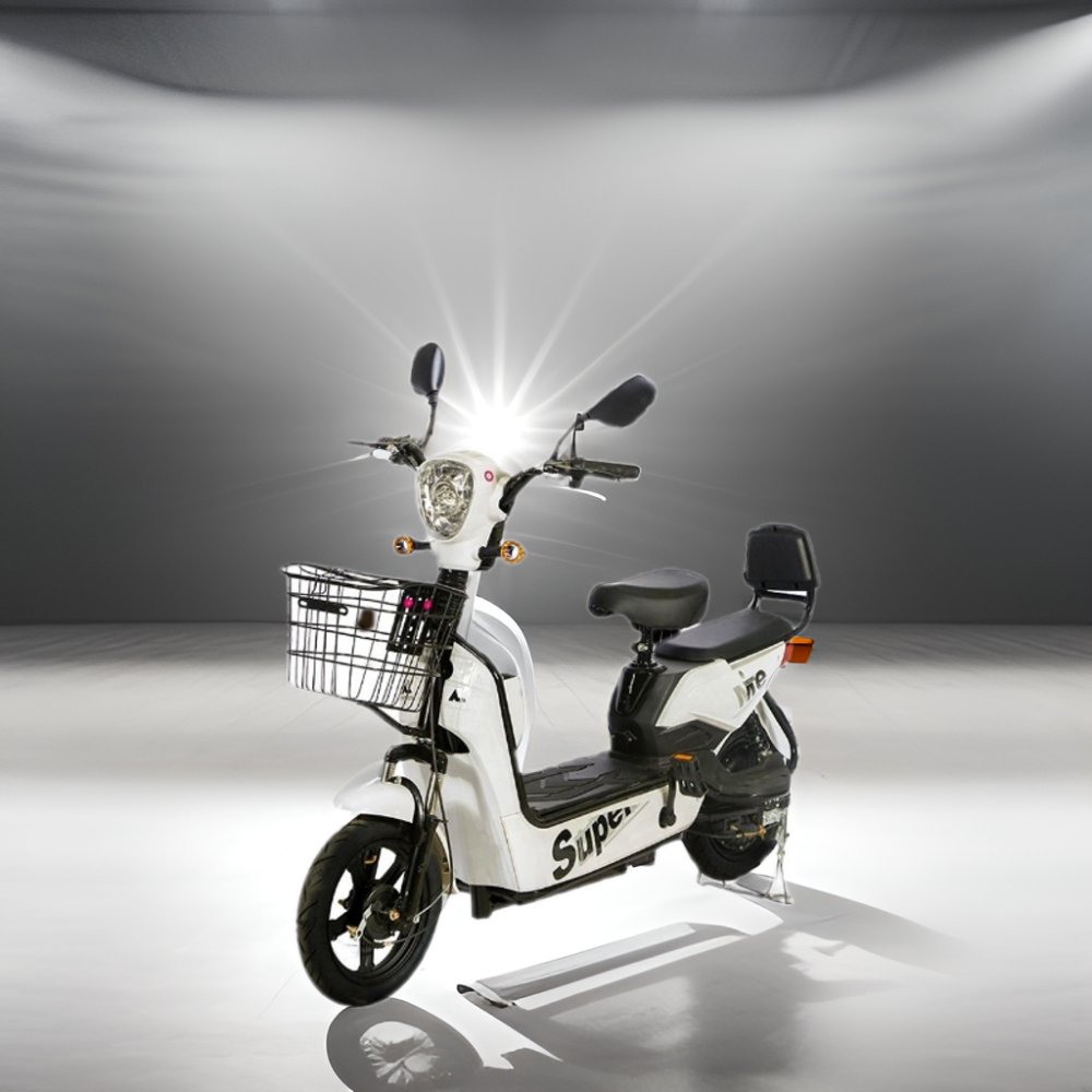 350W Dirt City E-Bike Adult Electric Bicycle with 48V 13Ah Battery Rear Hub Motor 3 Speed Gears Steel Frame Durable City Bike