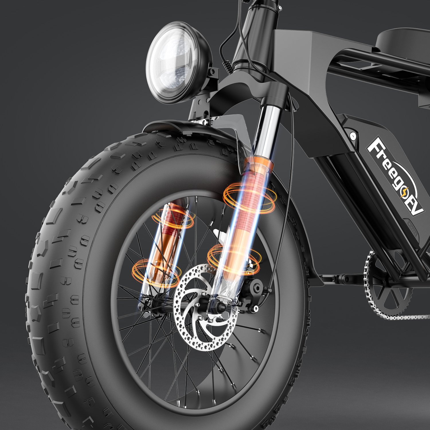 Freego USA Hot Sale Fashionable Design Electric Mountain Bike 1200W Motor Power Electric Bicycle