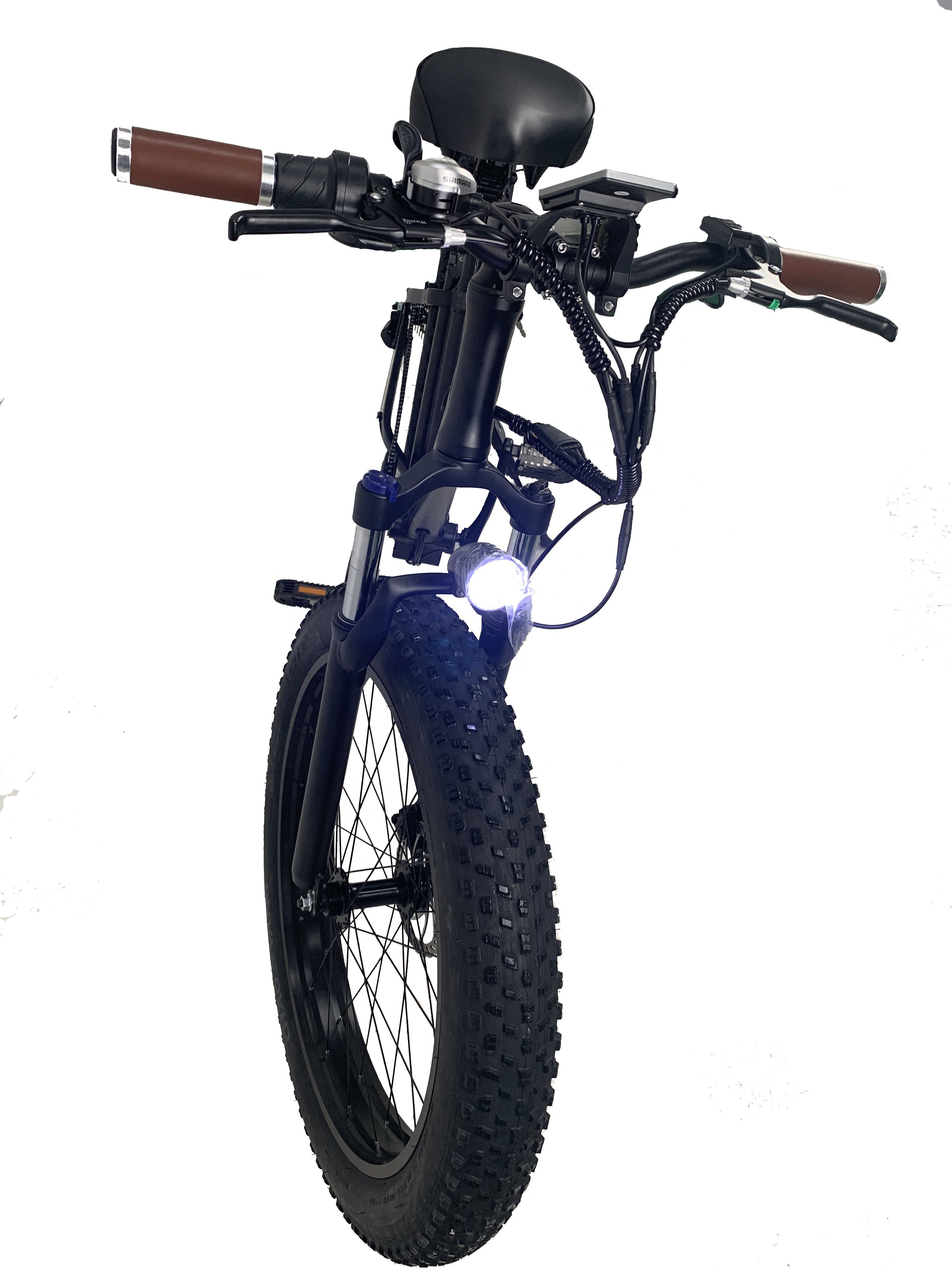 48V 18.2Ah Electric Folding Bicycle 26''Fat Tire Alloy Aluminum Frame Adult Two Wheel Electric Mountain Bike