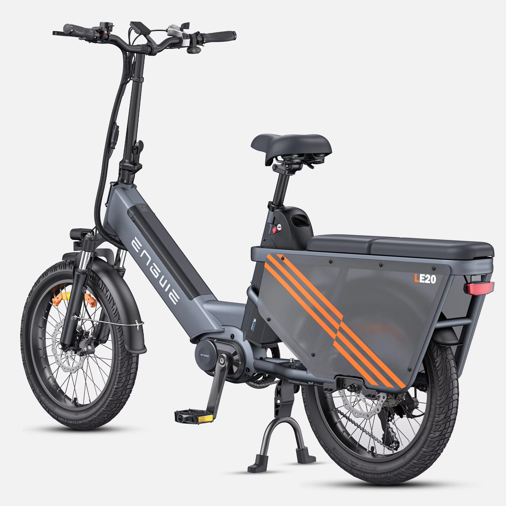 New EU Stock Single Battery Electric Bike electric Bicycle 250W ENGWE LE20 Mid-drive Torque sensor Step-Thru Cargo Ebike