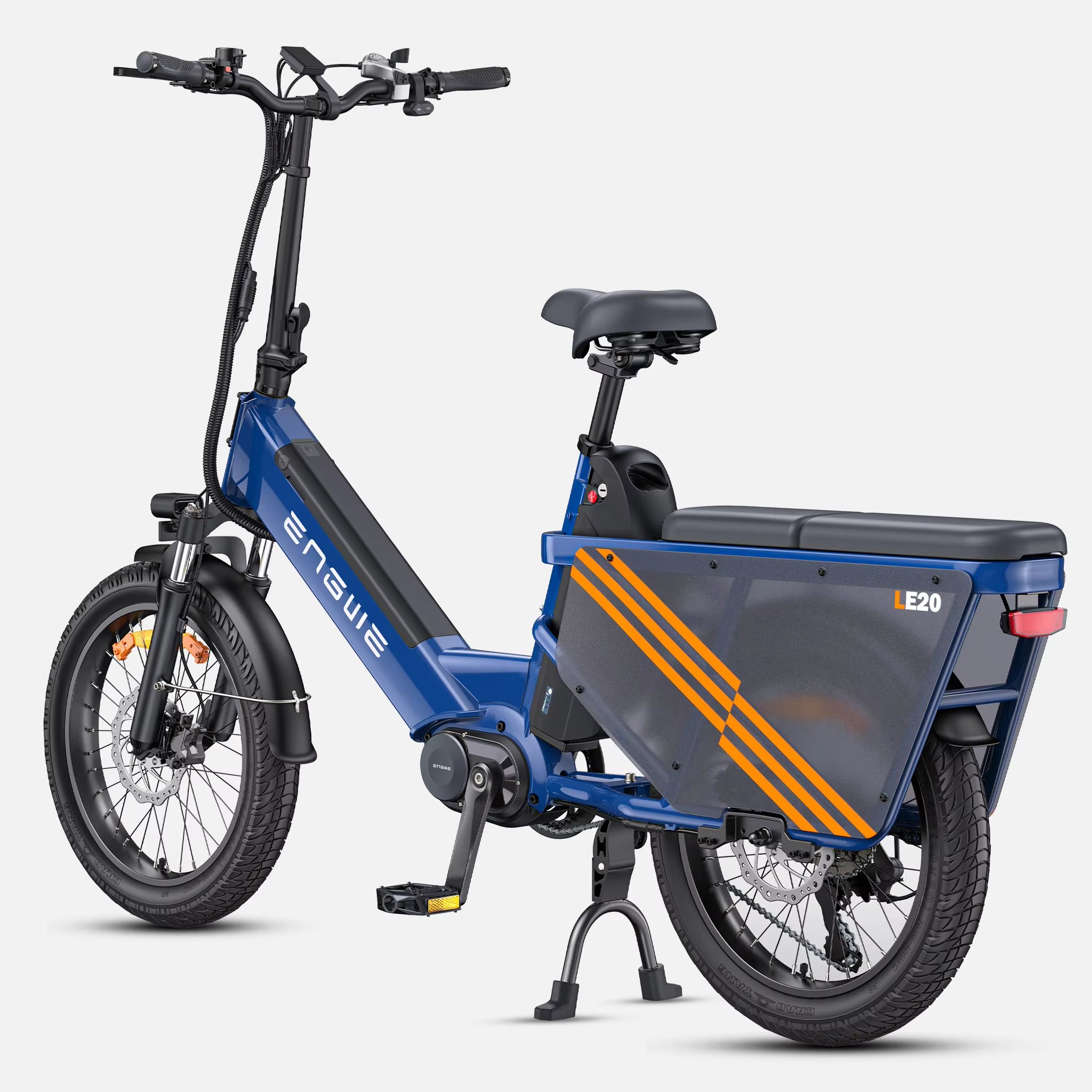 New EU Stock Single Battery Electric Bike electric Bicycle 250W ENGWE LE20 Mid-drive Torque sensor Step-Thru Cargo Ebike