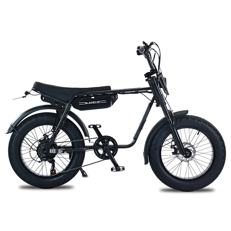 Retro 13Ah 18Ah Battery E Bike Electric Mountain Fat Tire Pit Dirt E-Bike Ebike Bicycle Electric Fat Tire Bike EU US Warehouse