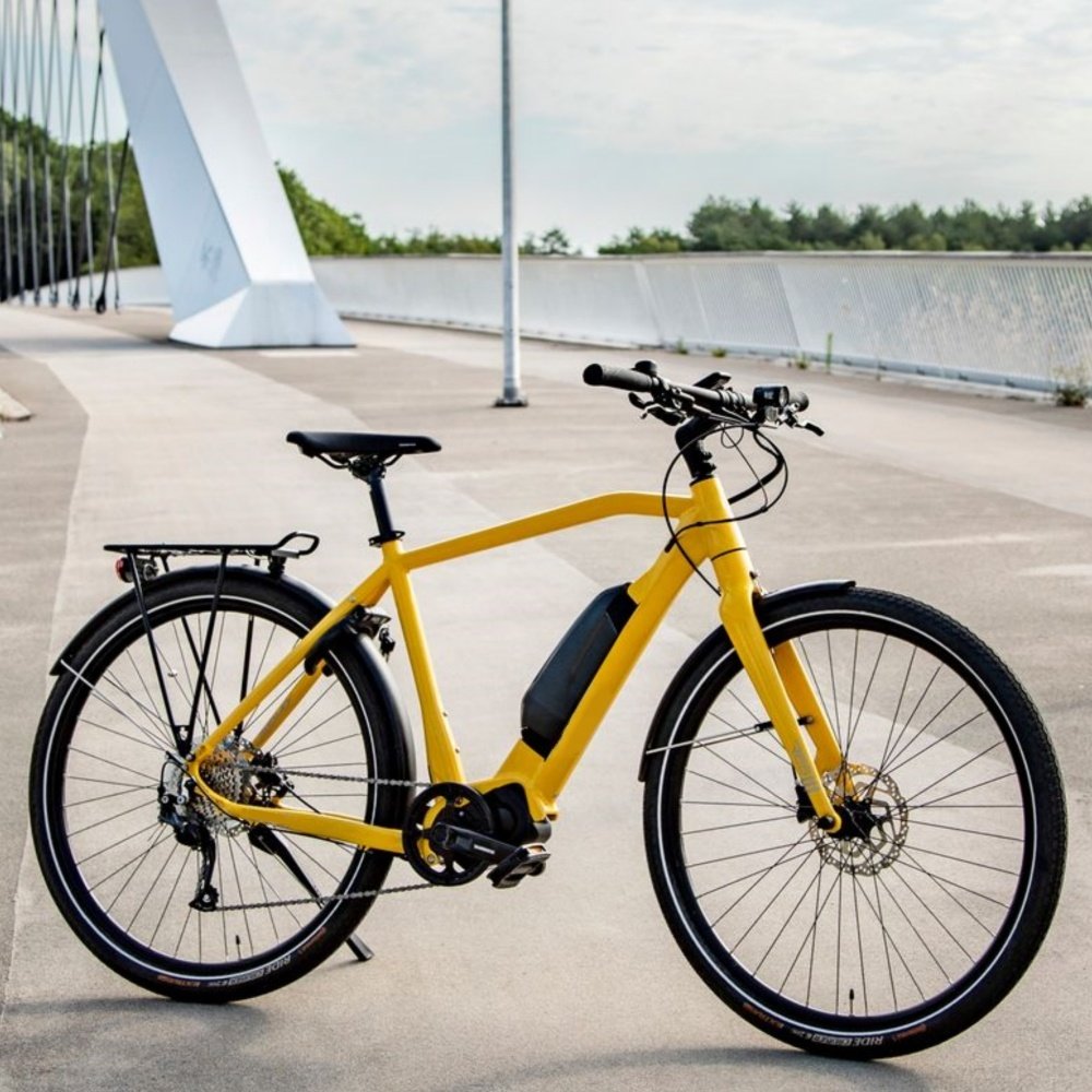 EU 250w City Ebike Bafang M410 Mid Drive Motor Electric Bike 700C Electric City Bicycle Cycling Hybrid Commut Bikes Urban Cycle