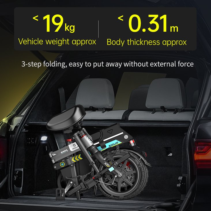 High-Quality 14inch 48V 10AH 350W aluminum alloy mini Foldable electric bicycle city Folding e bike for Adults