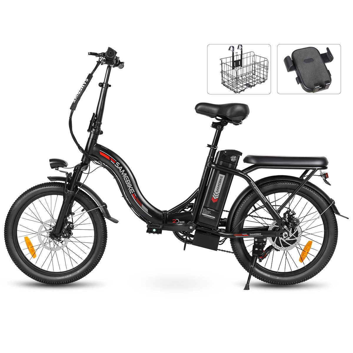 SAMEBIKE CY20 25km/h ebike 20" Folding Electric Bike EU Standard 36V 350W Motor 12AH Battery city Foldable E-Bike