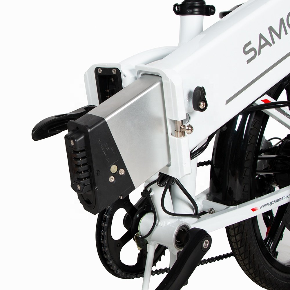 EU warehouse Local Stock SAMEBIKE 20 inch small portable folding electric city bike for city riding