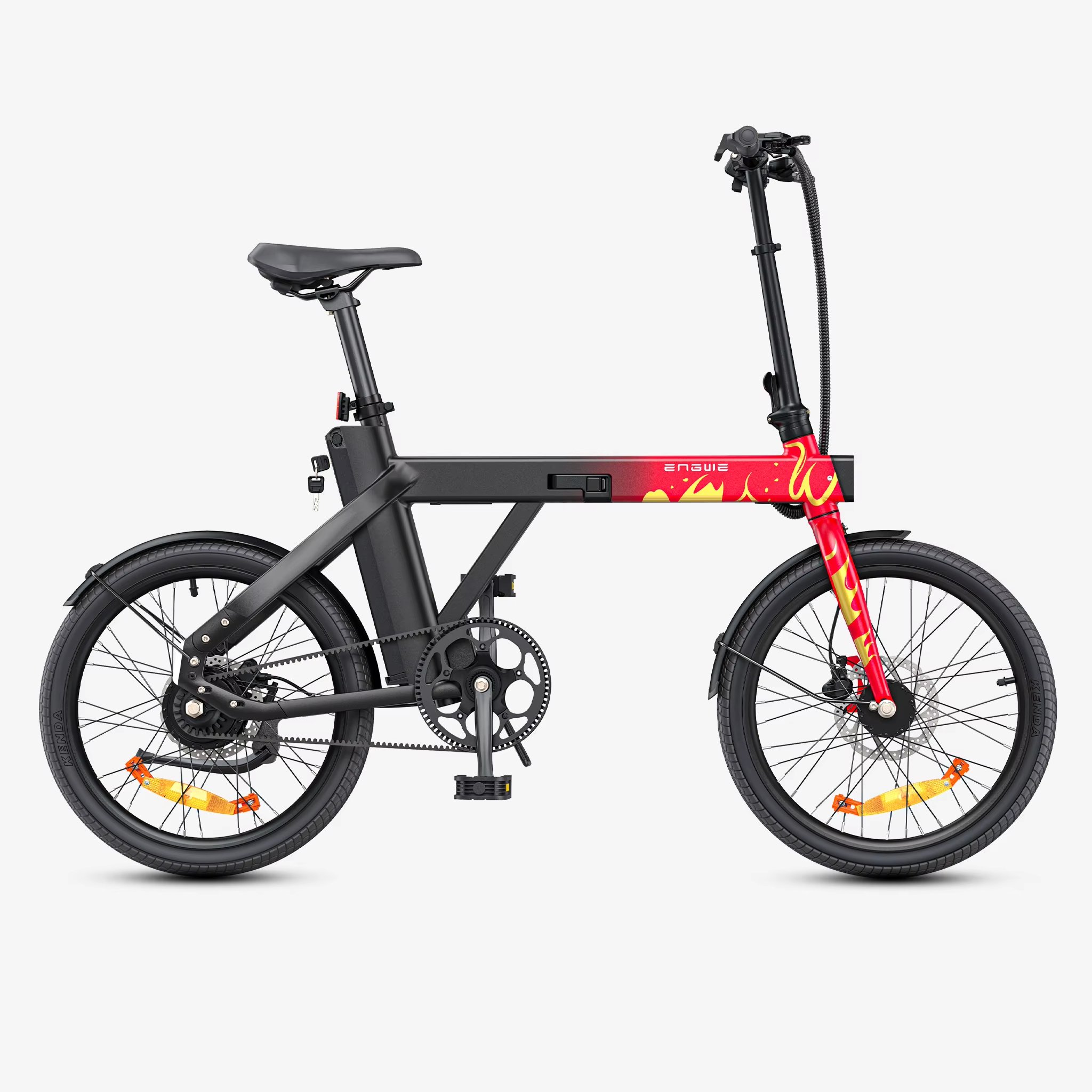 ENGWE P20 Torque Sensor Rts Mini Folding Electric Bicycle 250W 20 Inch Electric City Bike Electric Bike adult battery power