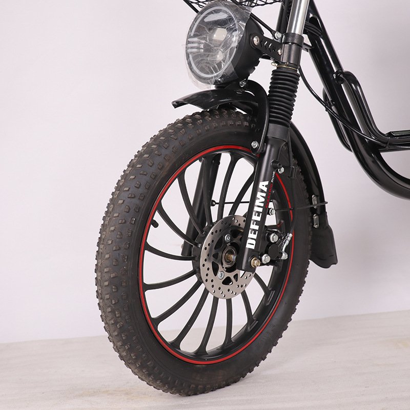 china monster 20inch 60V courier electric cargo bike 30Ah hybrid electric bicycle city food fat tire electric freight bicycle