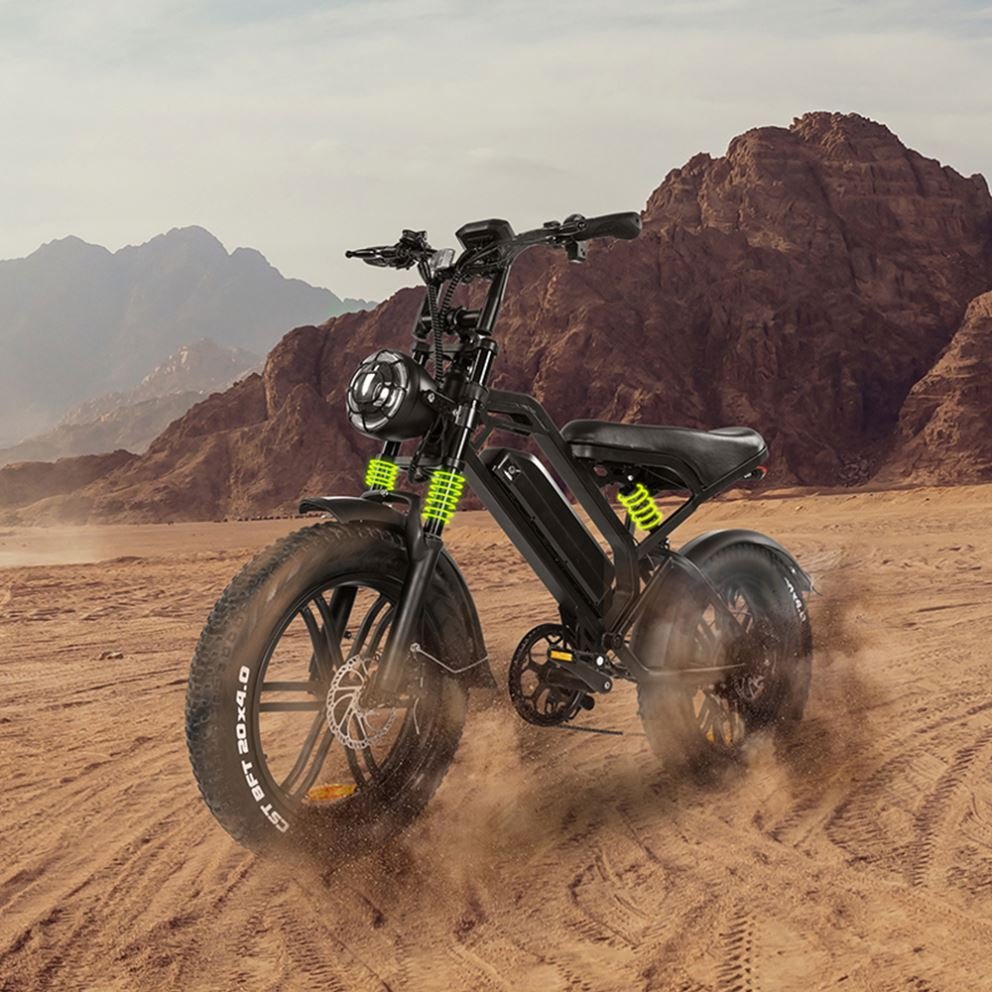 Eu Warehouse Electric Hybrid Bike Cheap Electric Charging Bikes Fat Tire Mountain Bicycle Pedal Assist Electric Bike Steel 48V