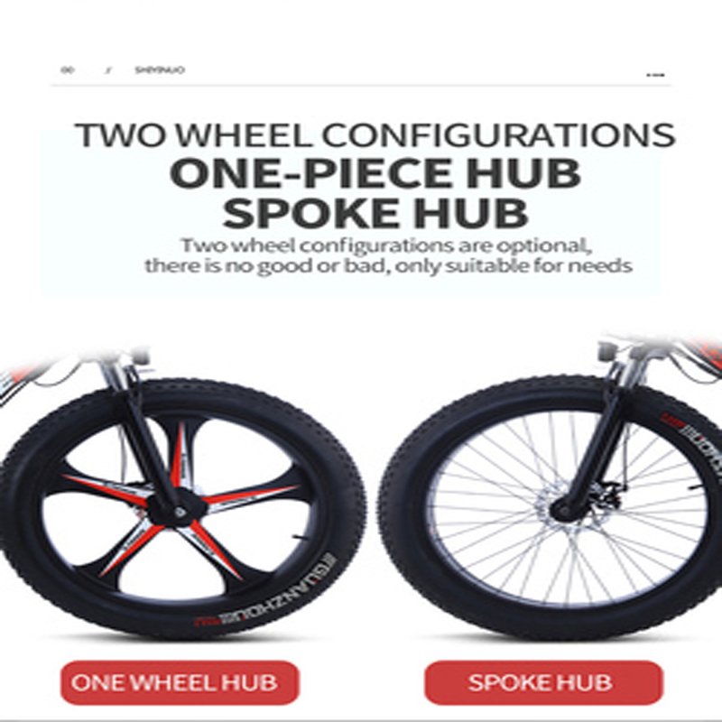 Factory direct FRIKE 26inch fat tire snow electric mountain bike 48V1000W electric mountain bike for adults