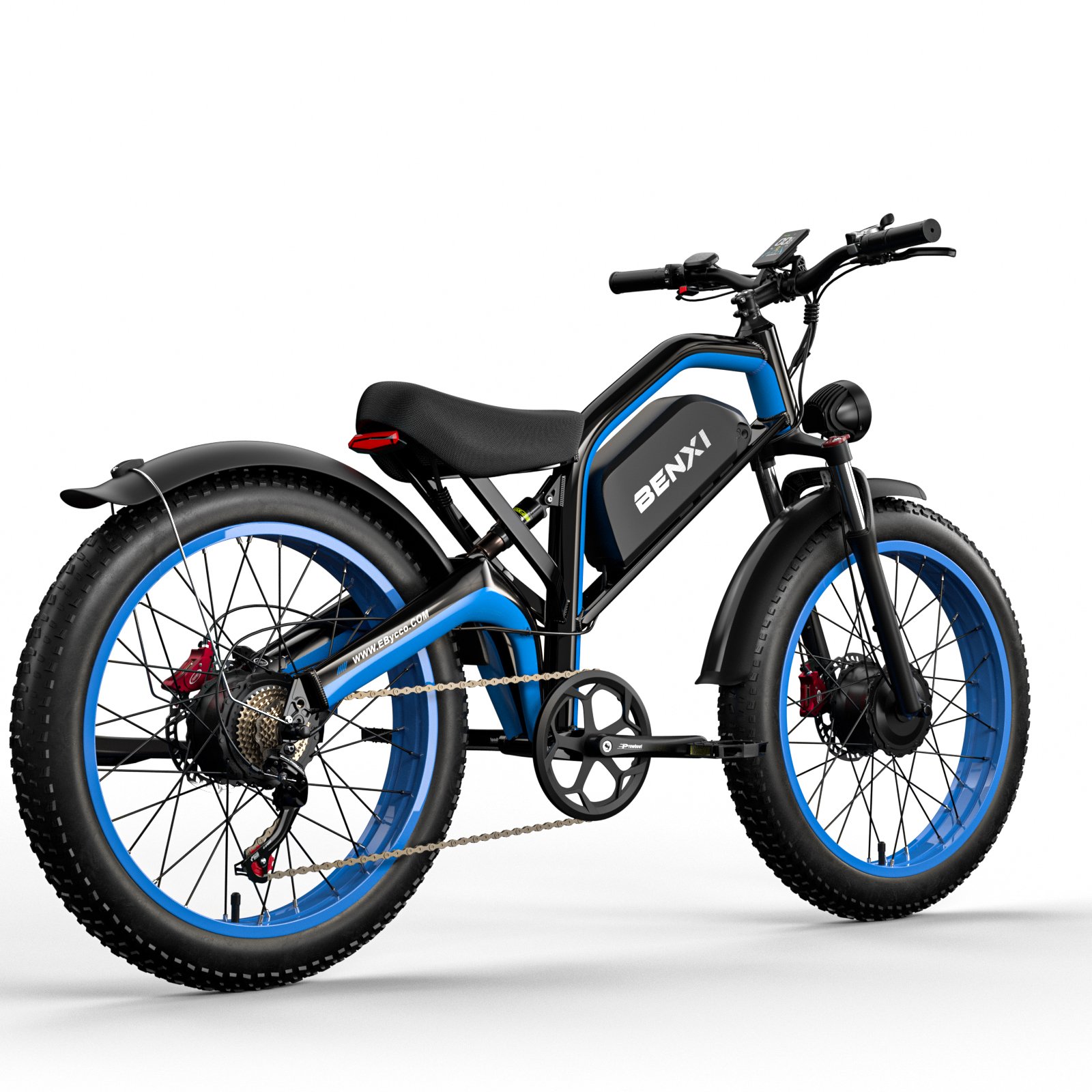 26-Inch Aluminum Alloy Frame Electric Mountain Bike Adults Double Disc Brake 7 Speed  Power Supply Lithium Battery