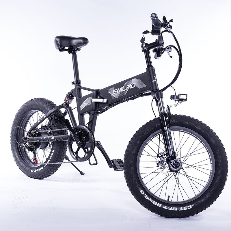 Smlro M6 Electric Bicycle 48V 1000W Brushless Motor 20*4.0 Fat Tire Electric Bike Mountain E Bike Folding vehicle for adult