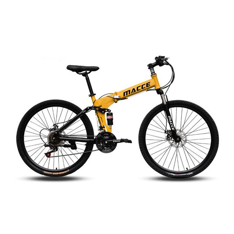 21 Speed 24/26 inch Mountain Bike Aluminum Alloy and High Carbon Steel Full Suspension Disc Brake Outdoor Bikes for Men Women