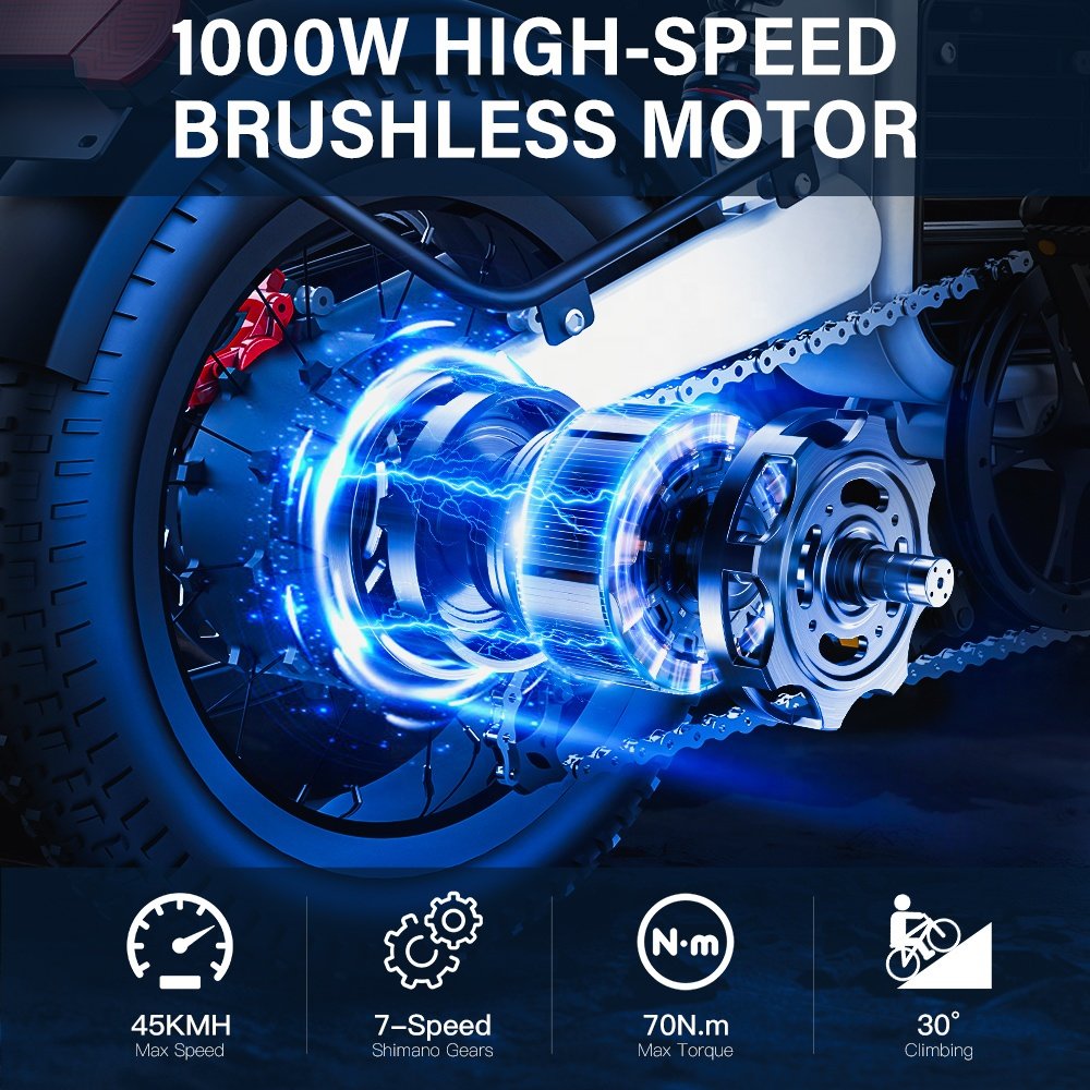 Coswheel Factory direct sales two wheels 350W bicycle new price fast speed hybrid 48v 750w 1000w electric city bike e bike ebike
