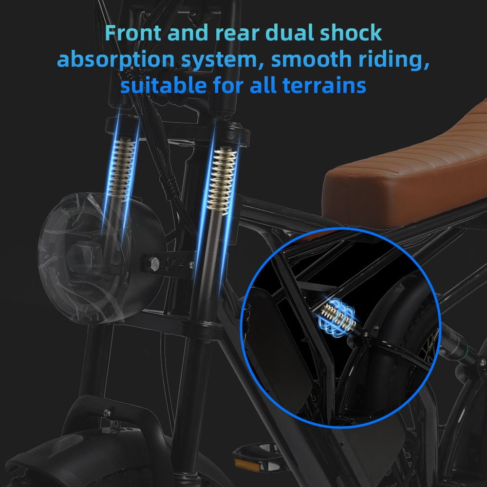 Electric Bicycle for Adults Electric Bicycle 1000W Fat Tire Snow Full Suspension Electric Mountain Bike 29 Inch Electric Bicycle