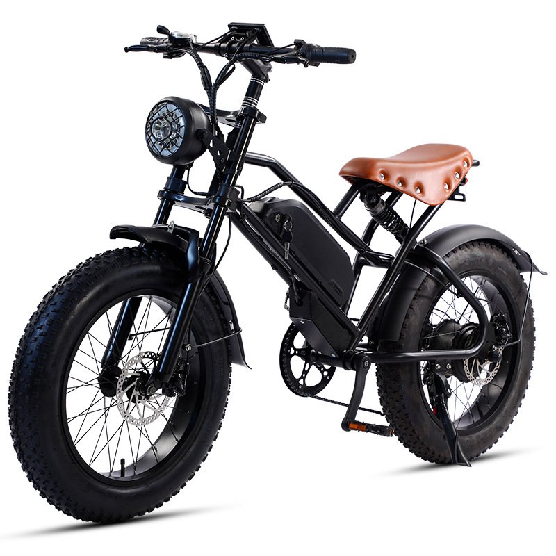 Electric Bike 1200W 60Ah 1600W 26" Fat Tire 100-200 Miles Long Range Ebike E Mountain Bikes