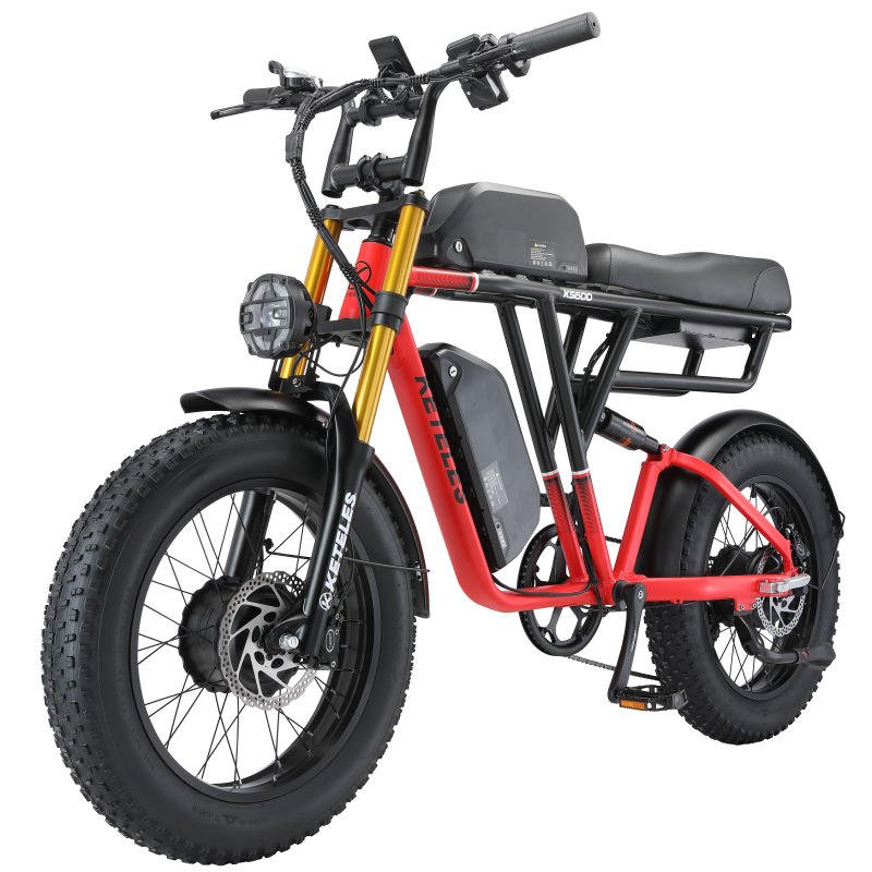 Electric Bike 1200W 60Ah 1600W 26" Fat Tire 100-200 Miles Long Range Ebike E Mountain Bikes