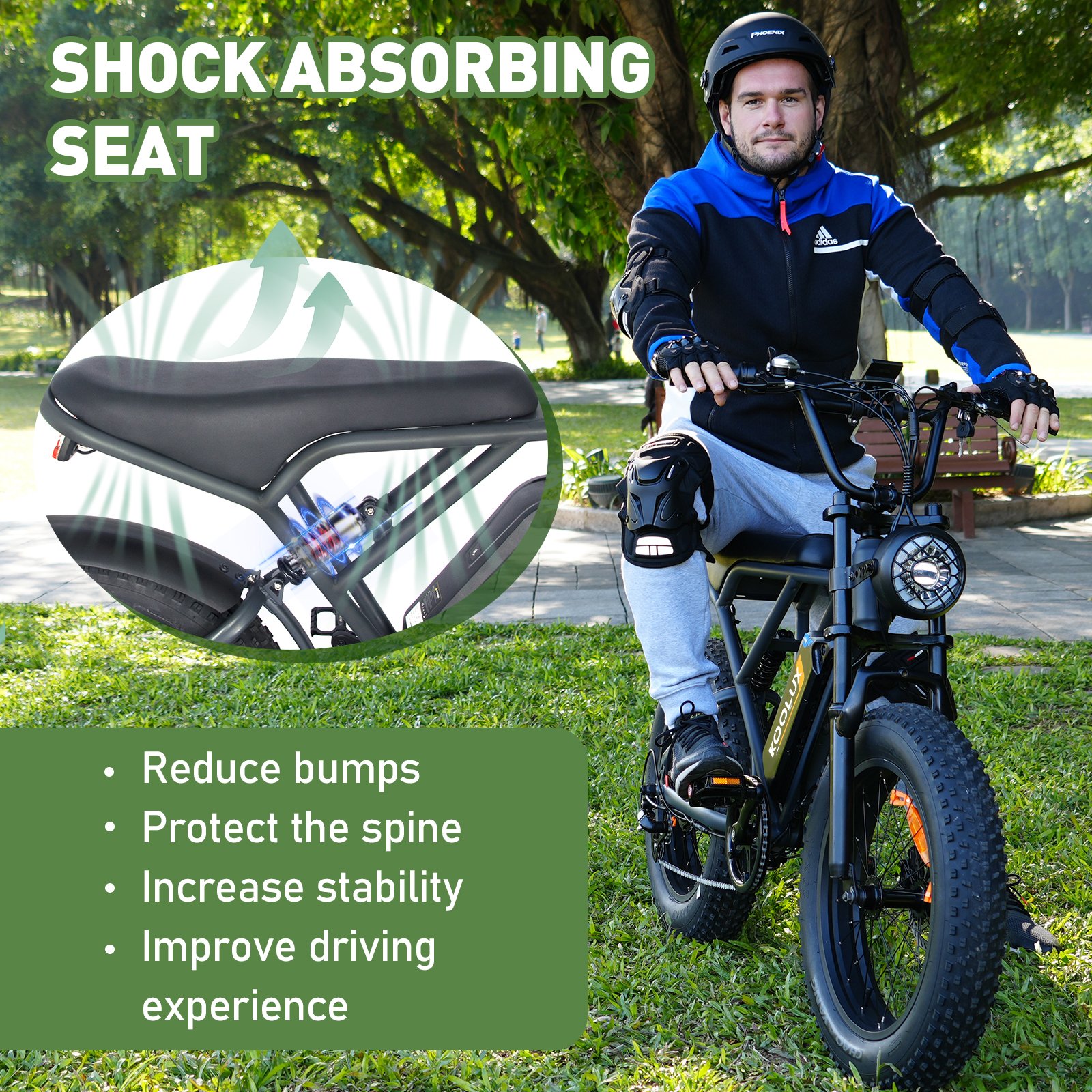 KOOLUX EU Drop Shipping USA Stock BK29 Electric Bike 20inch Motor City Electric Bicycle For Adults