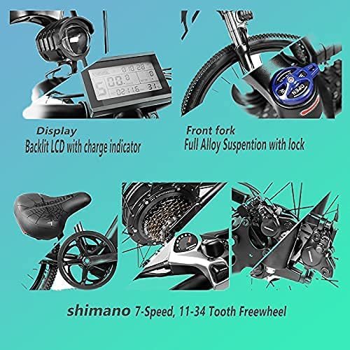Bike Ebike Paselec products G9 emtb electric mountain bicycle with 7 speed Derailleur