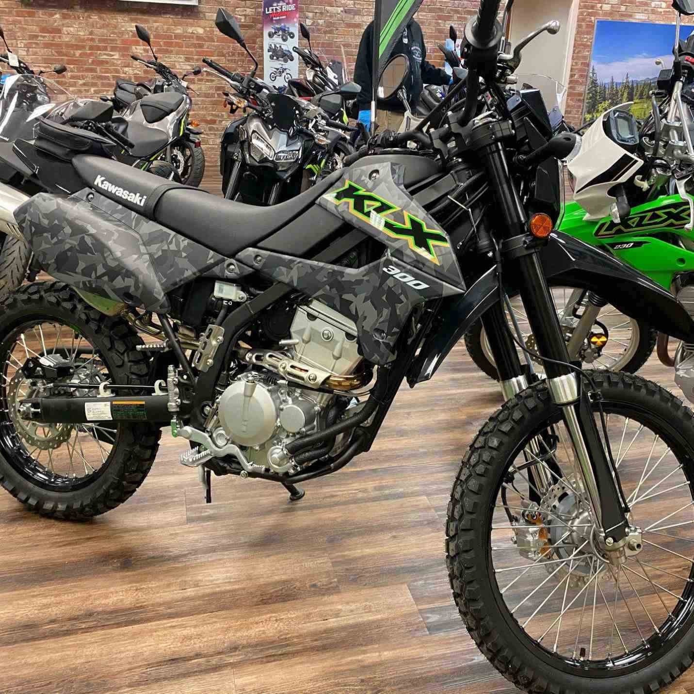 READY KAWASAKIS KLX 300 Dual-Sport Motorcycle
