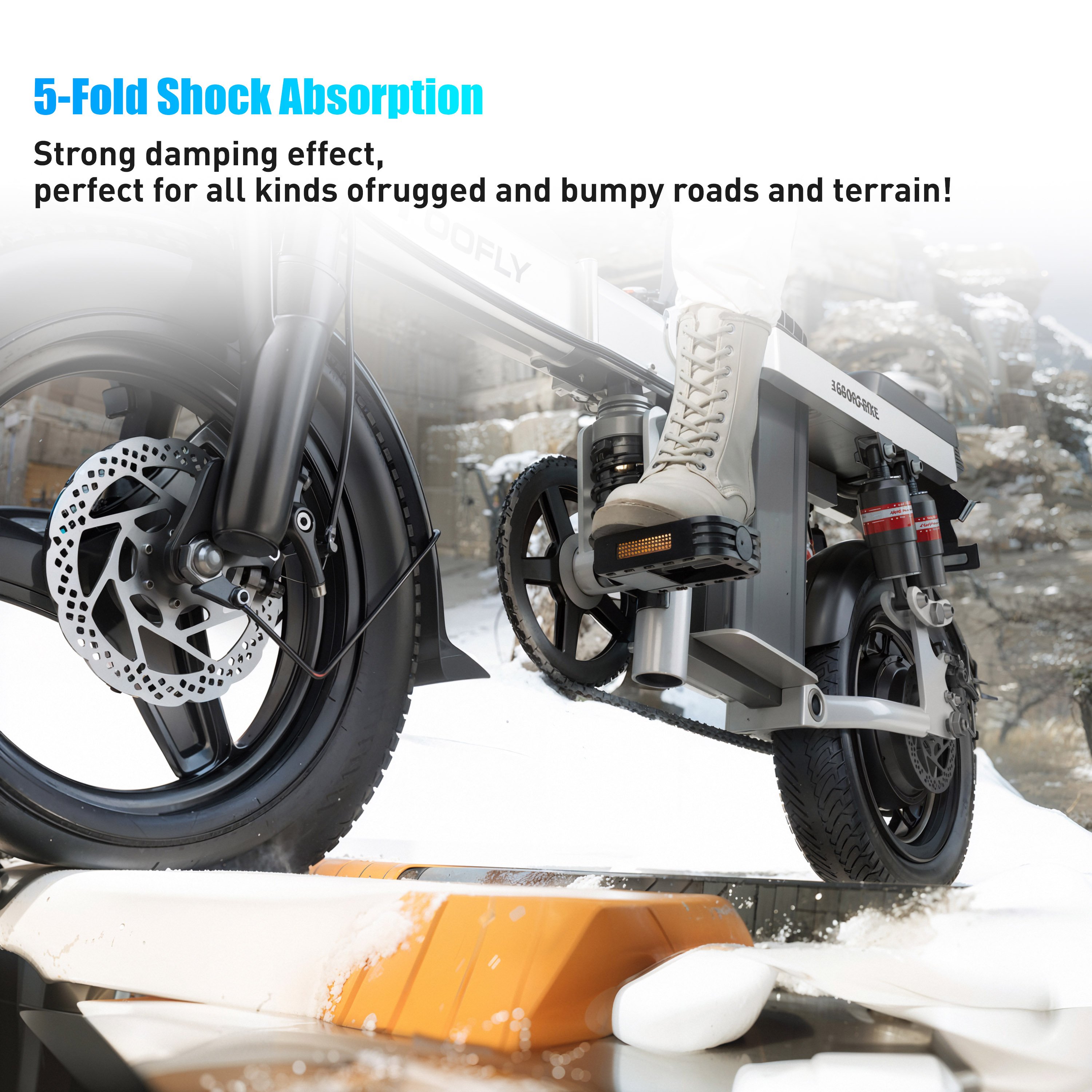 Hot Selling Folding E Bike 14 Inch Electric Bicycle In Germany Warehouse 4000w Powerful Motor Trifold Bike Electric Bike
