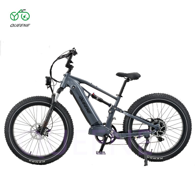 20Ah 26*4.0 e-bike full suspension fat tire electric mountain bike with throttle 1500w
