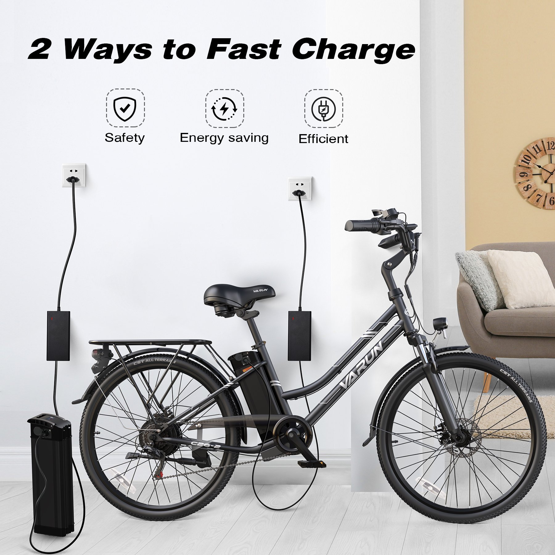 USA EU Stock Ebike for Adults 500W 750W Electric Hybrid Bike Electric City Bike 48V 7.8AH Long Rang Best Electric Bicycle