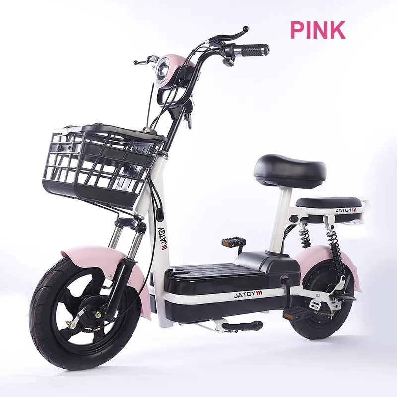 14inch fashion double electric bicycle factory direct sales electric scooter 48V 350W power electric city bike