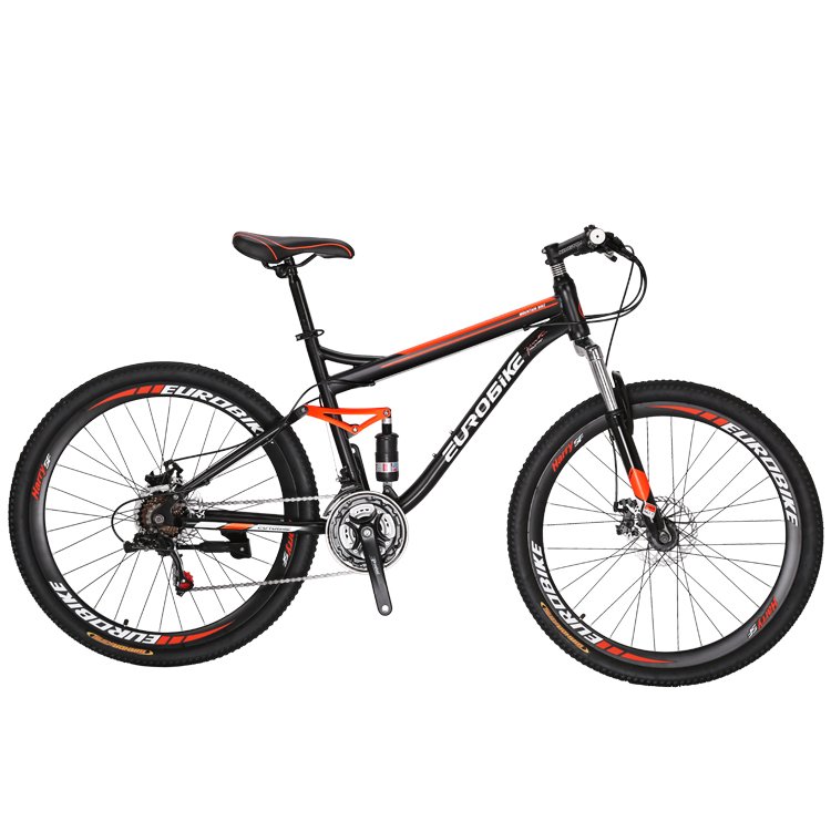 High performance EUROBIKE S7 26 29 inch 21 speed carbon steel mtb 27.5 vtt mountain bike