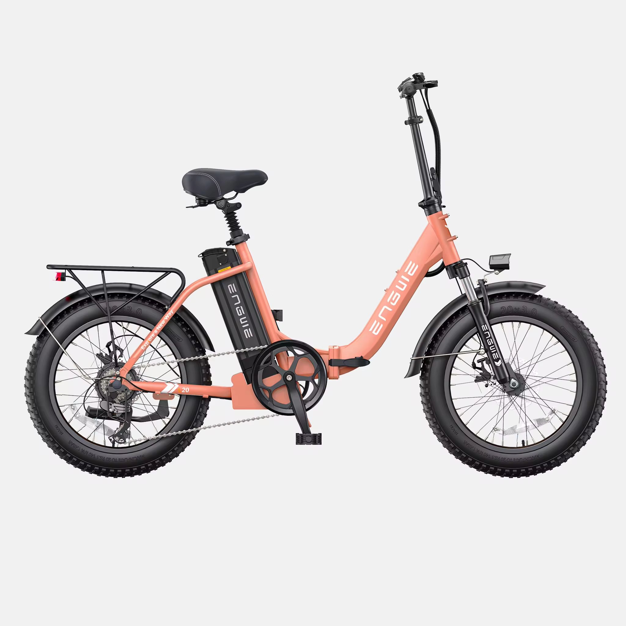 ENGWE L20 2.0 E-bike 750W/52V System is fast and sensitive to start, 75N.M climbing and more stable.