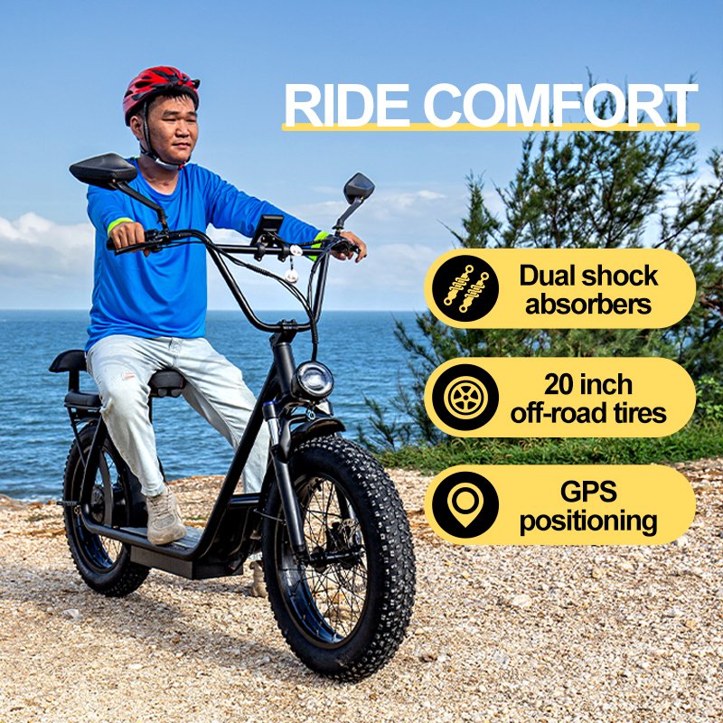 Factory Wholesale Electric Bike 2000W 48V Adult Electric City Bike Lithium Battery Two Wheel Electric Scooter