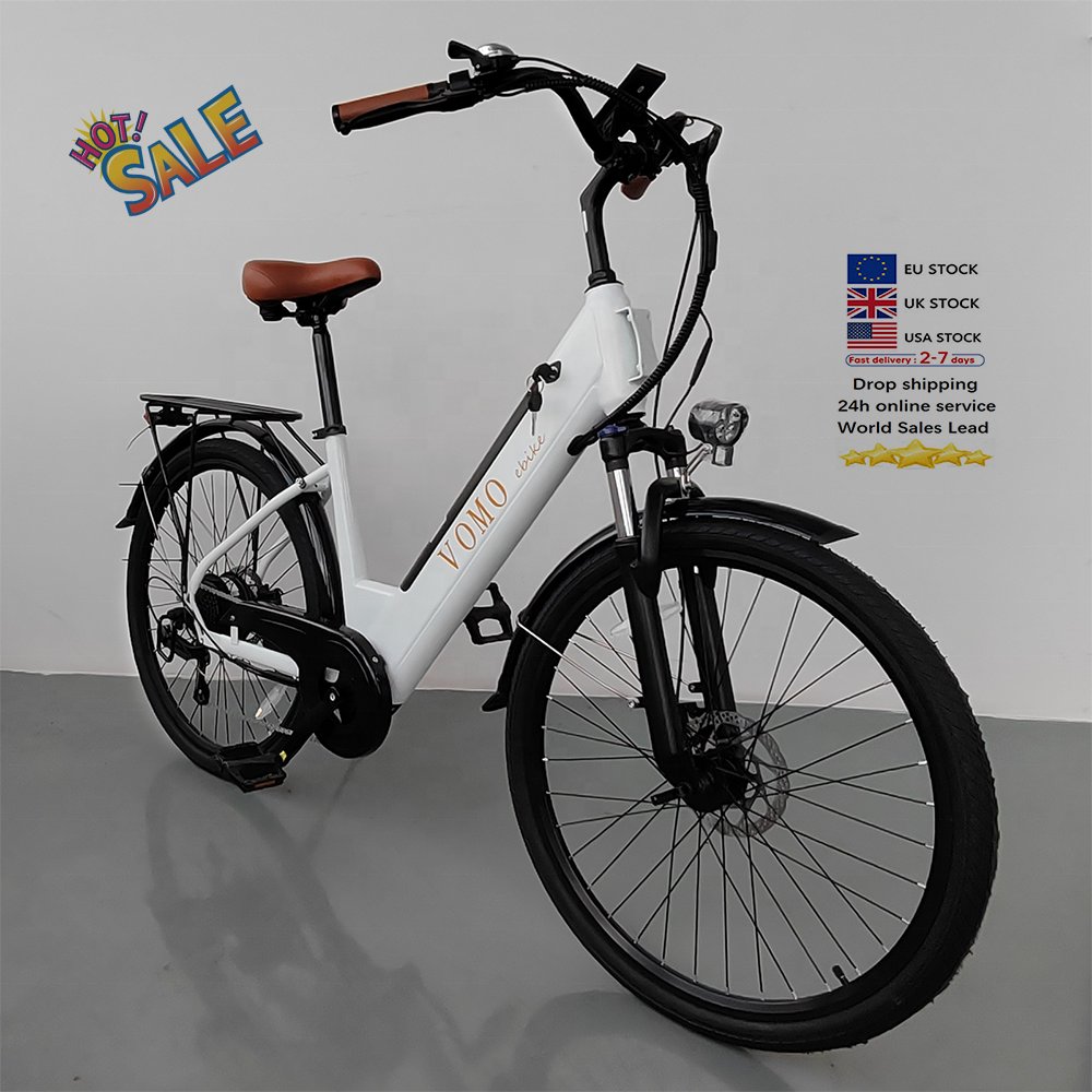 26inch VOMO CS20 electr city bike Woman E-bike 250W Motor Battery Electric lady e bike Electric city Bicycle VOMO EU ebike
