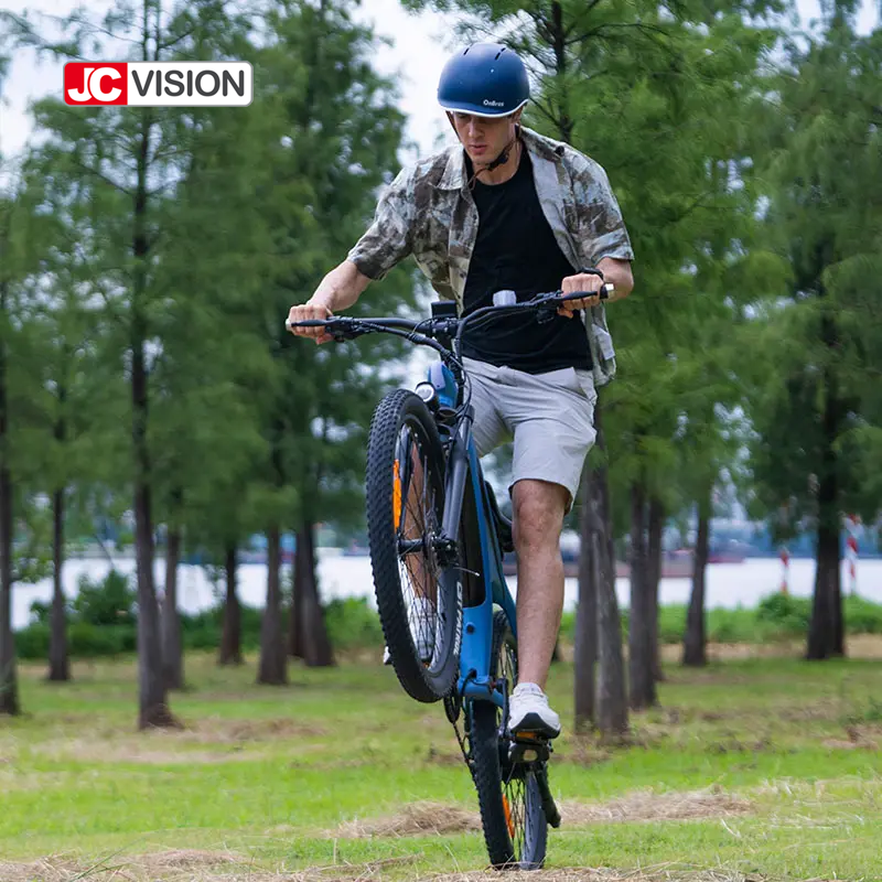JCVISION Big Tire Off Road Electric Mountain EBike 48v 13.5ah 650w Aluminum Alloy Design Removable Lithium Battery