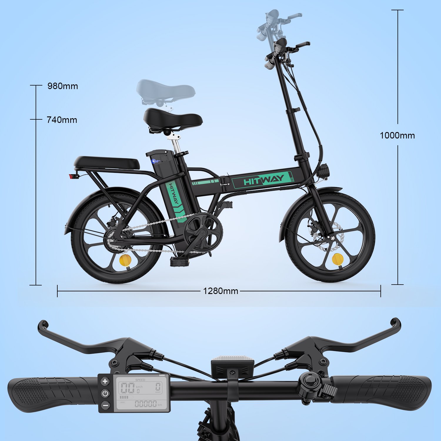 EU Warehouse Stock Hot Sale 16inch Electric Bikes in China Balance Bike Electric City Bike