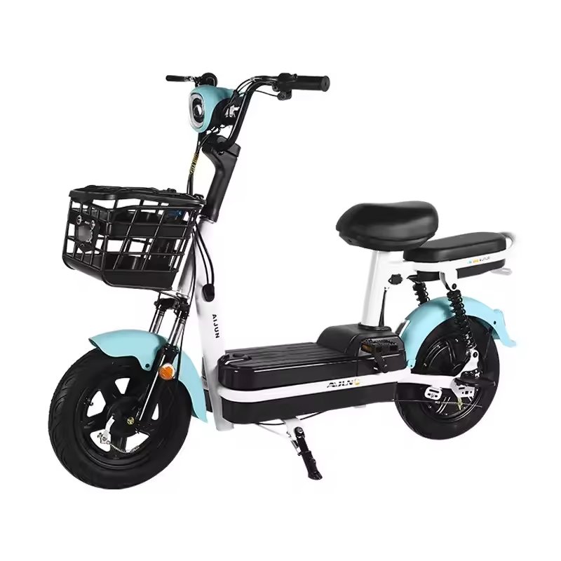 Hot urban leisure electric 48V 350W scooter CKD electric bike 14 * 2.5-inch vacuum tire scooter Urban electric bike