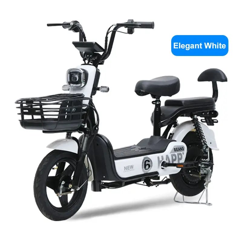Wholesale Electric Bicycle 2 seat Portable Scooter Quality 350W Adult Electric Cheap City bike