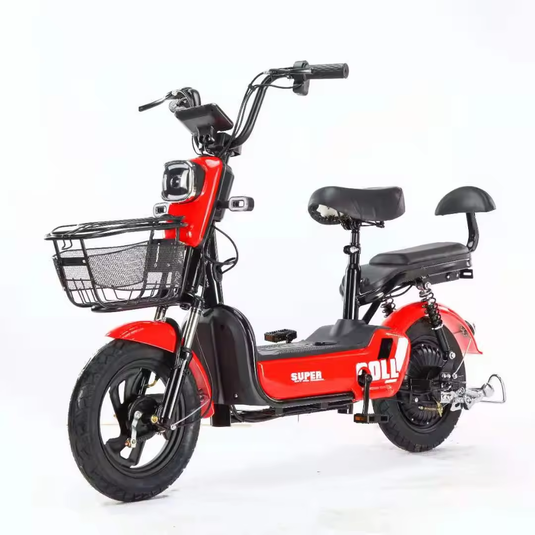 Wholesale Electric Bicycle 2 seat Portable Scooter Quality 350W Adult Electric Cheap City bike