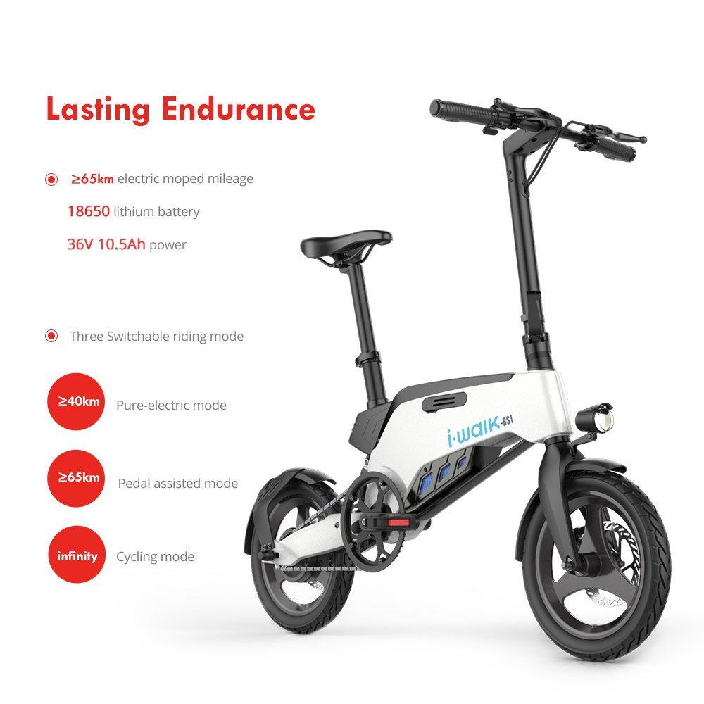 14-Inch Aluminum Alloy Folding Electric City Bike 36V Lithium Battery Smart Digital Features Compact Electric Bicycle