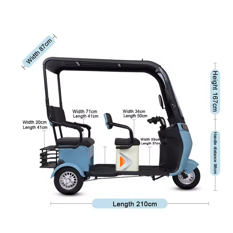 2024 China Hebei electric three-wheeled bicycle lightweight and convenient