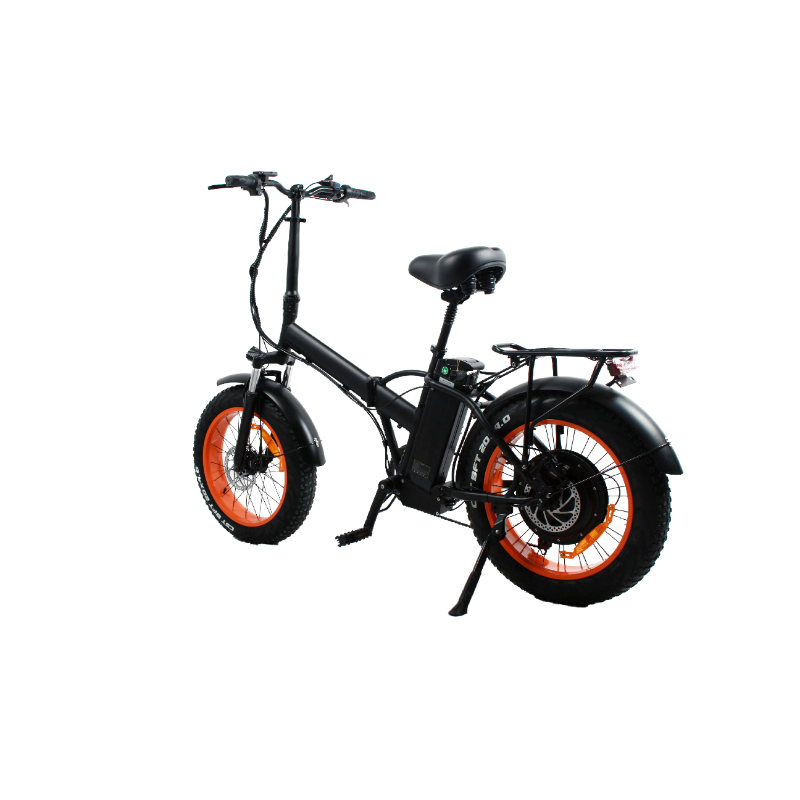 20 inch fast high speed 7 speed dual motor 48v 1000w full suspension folding full drive electric fat quad mountain bike
