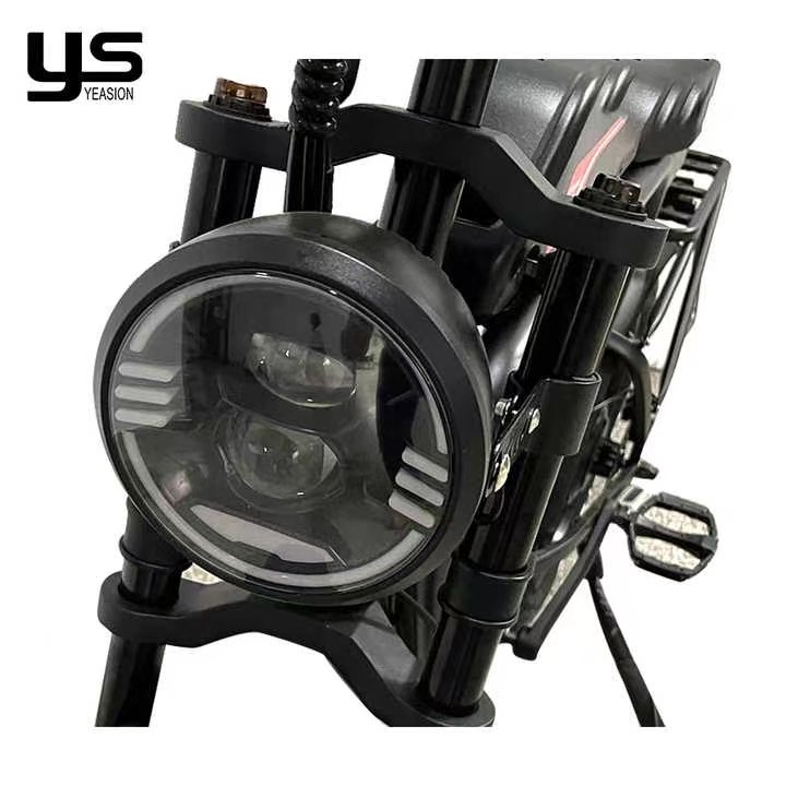 Yeasion Fat Tire eBike 1000W 52V Electric Mountain Bike 7 Speeds Full Suspension Hydraulic Disc Brake Ebike Three Battery E-bike