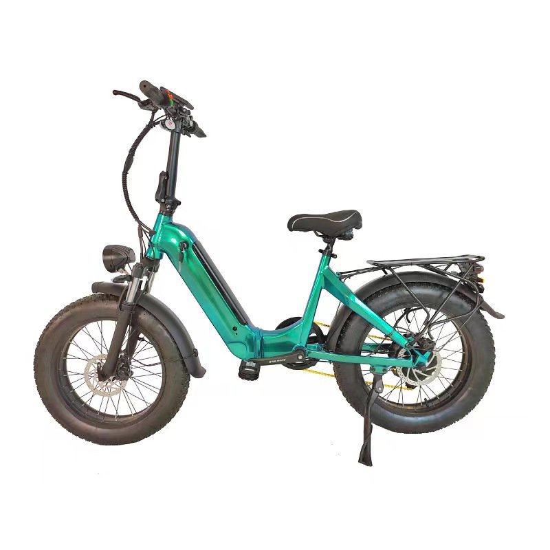 High Grade 20 Inch Fold Electr Fat Tire Bike Electrical Bicycle Bicicletas Plegables Foldable Electric City Mountain Street Bike