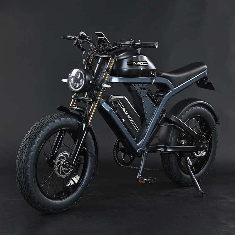 20 inch fat tire ebike Aluminum alloy frame 52V1500W 55Ah 55km/h electric bicycle lithium battery motorcycle for adults